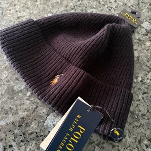 Polo by Ralph Lauren Dark Knit Beanie